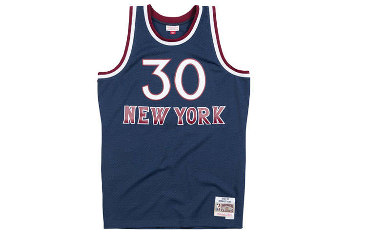 Mitchell Ness Basketball Jersey Men's Royal Blue