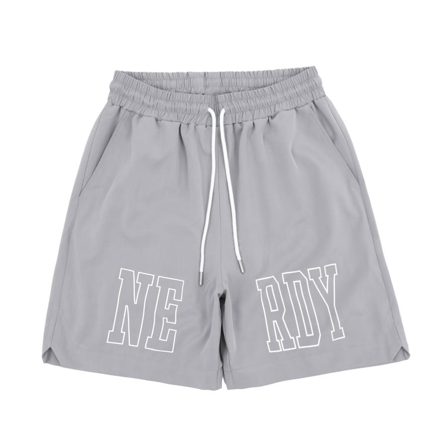 Nerdy SS24 Casual Shorts Unisex Gray