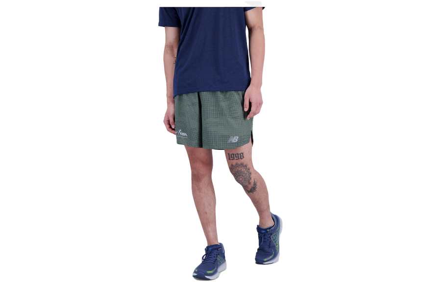 New Balance New Balance Casual Shorts Men's Dark Olive Green Moderate