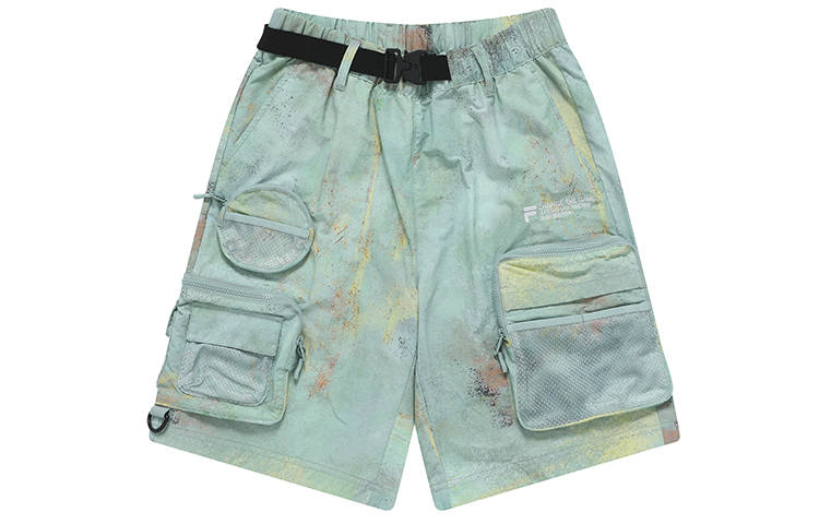 FILA FUSION Trendy Brand Street Collection Casual Shorts Men's Standard White Moderate