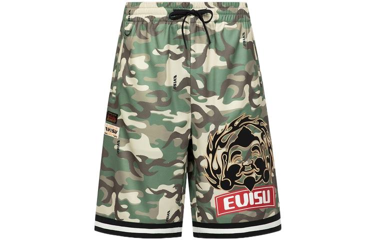 EVISU EVISU Casual Shorts Men's Camouflage Moderate