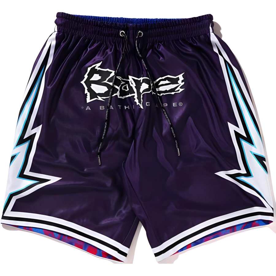 A BATHING APE Bape Reversible Basketball Shorts