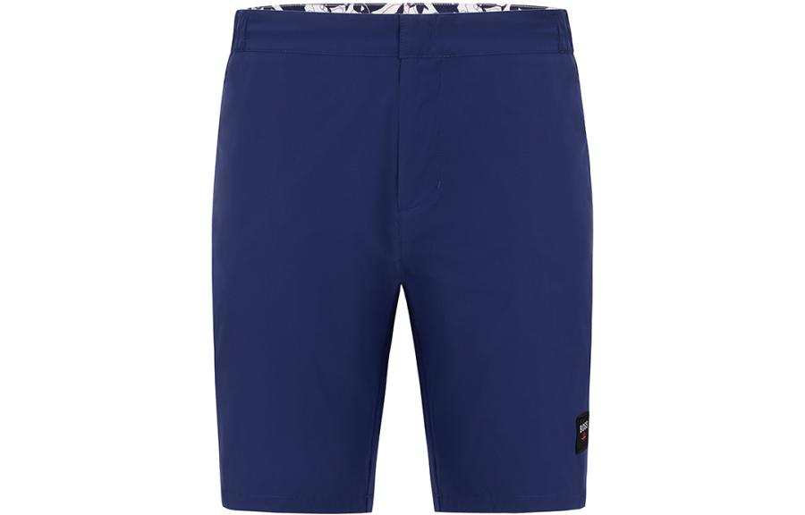 HUGO BOSS Casual Shorts Unisex Blue Moderate