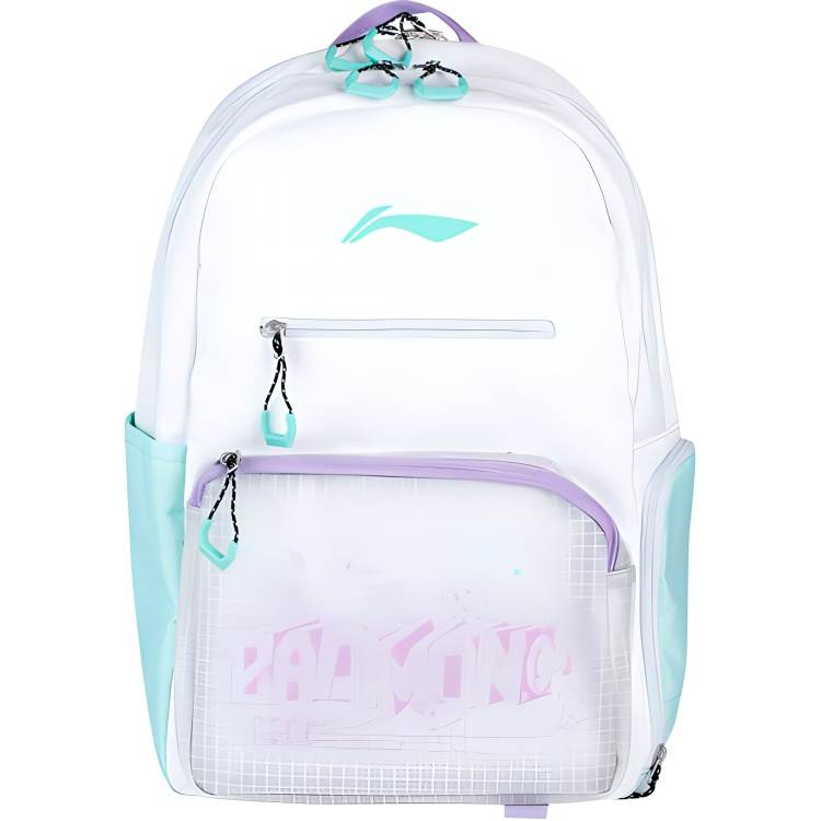 Li-Ning Li Ning Badminton Racket Bags Backpack White Unisex