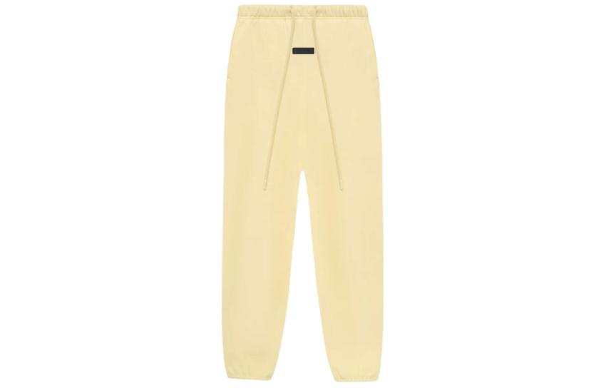 Fear Of God Essentials SS24 Casual Pants Men's Garden Yellow/Garden Yellow