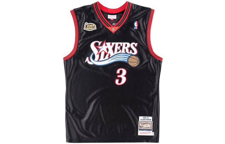 Mitchell Ness Mitchell Ness x NBA Basketball Jersey Unisex Black