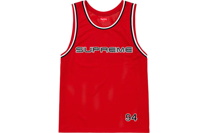 Supreme Supreme Rhinestone Basketball Jersey
