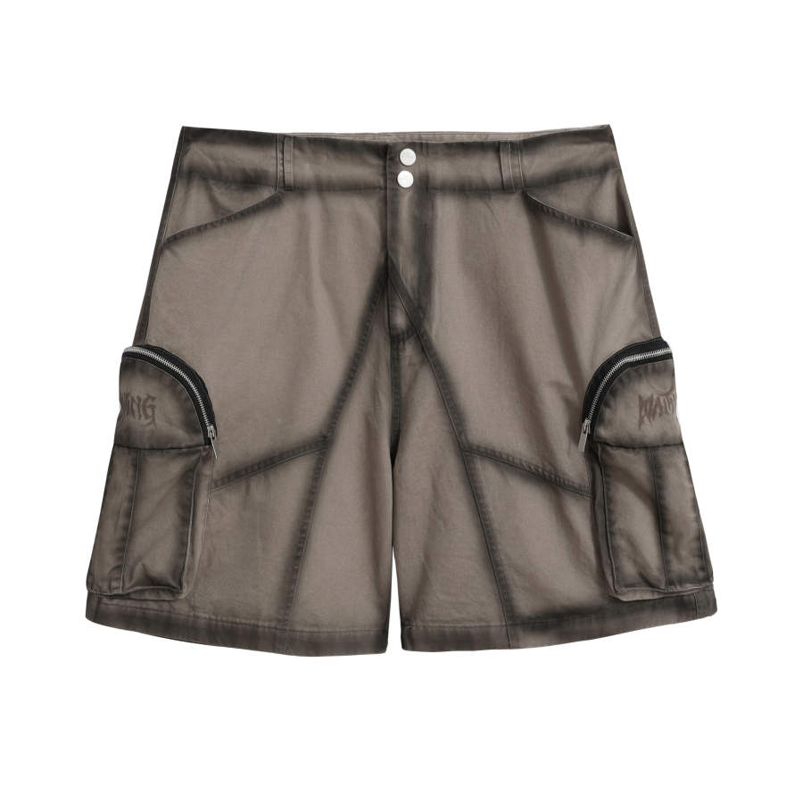 WAITINGWAVE WAITINGWAVE Casual Shorts Unisex Gray Moderate