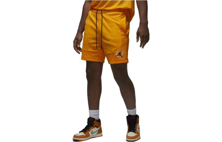 Jordan Jordan Flight MVP Mesh Casual Shorts Men's Orange Moderate