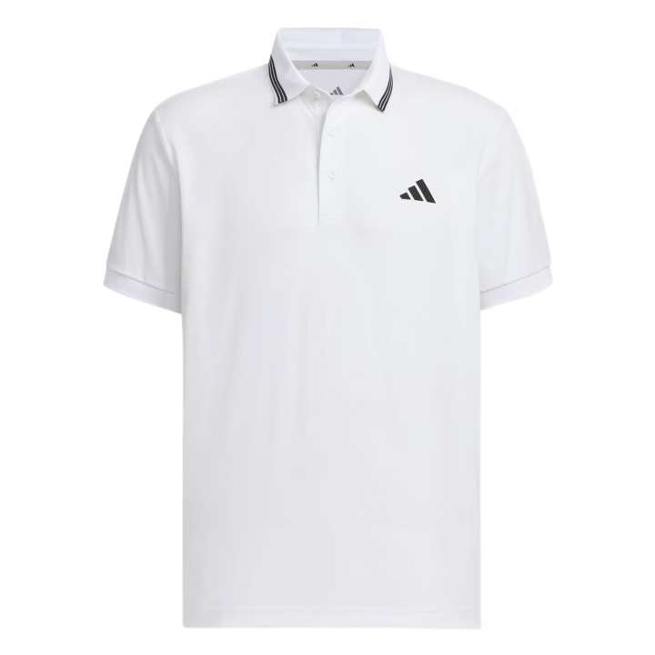 Adidas Adidas SHORT SLEEVE RIBBED Polo Shirt Men's White
