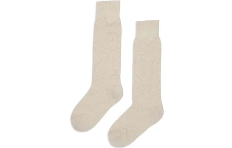 GUCCI SS22 Knee High Socks Boys And Girls Beige