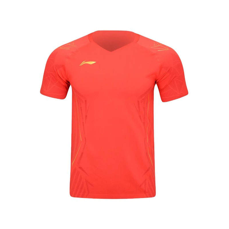 Li-Ning Li Ning Badminton Competition Collection Badminton Jersey Unisex Vermilion