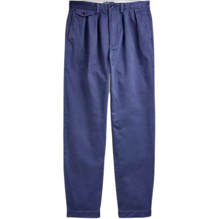 Polo Ralph Lauren SS25 Casual Pants Loose Fit Men's Blue