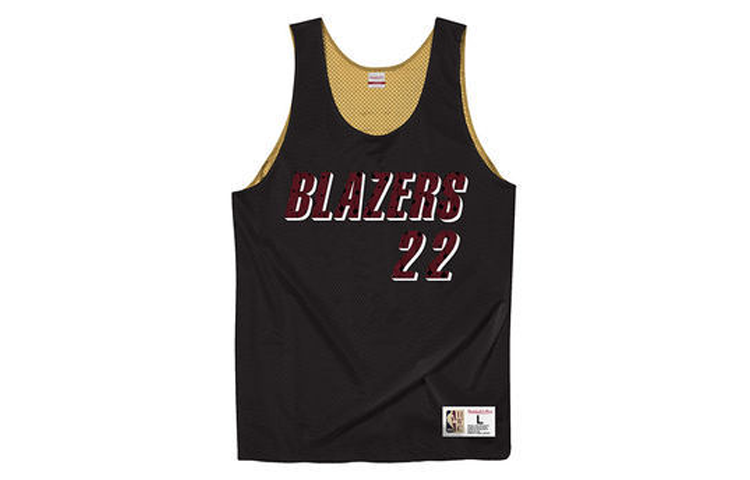 Mitchell Ness Mitchell Ness Basketball Jerseys Men's Black Moderate Straight Fit