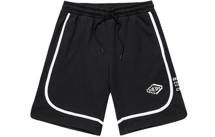 ANTA Basketball Collection Basketball Shorts Men's Black Moderate Sports Shorts