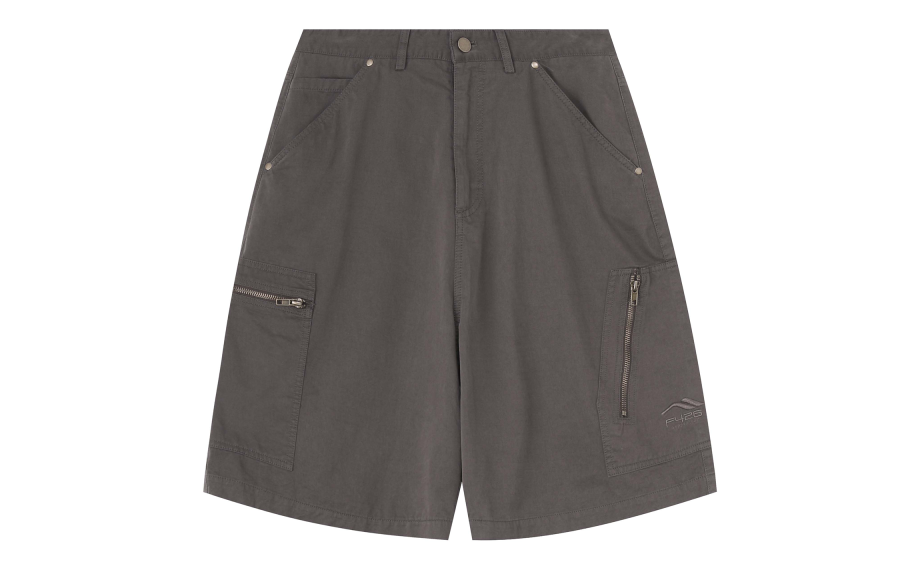 F426 F426 Cargo Shorts Unisex Gray Moderate