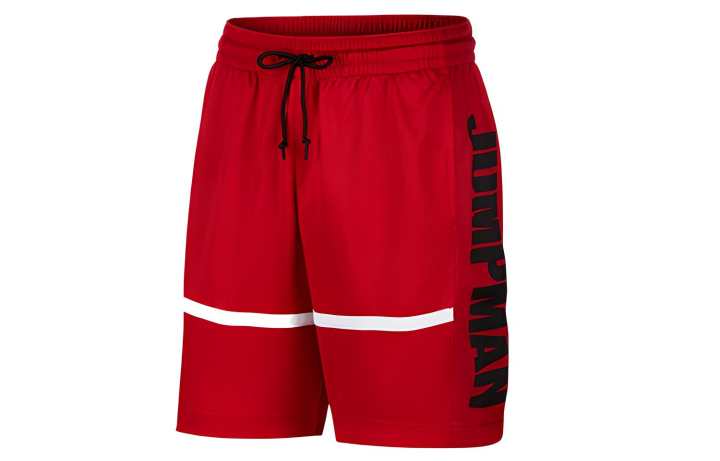 Nike Nike Basketball Shorts Men's Red Moderate Straight Fit Pants