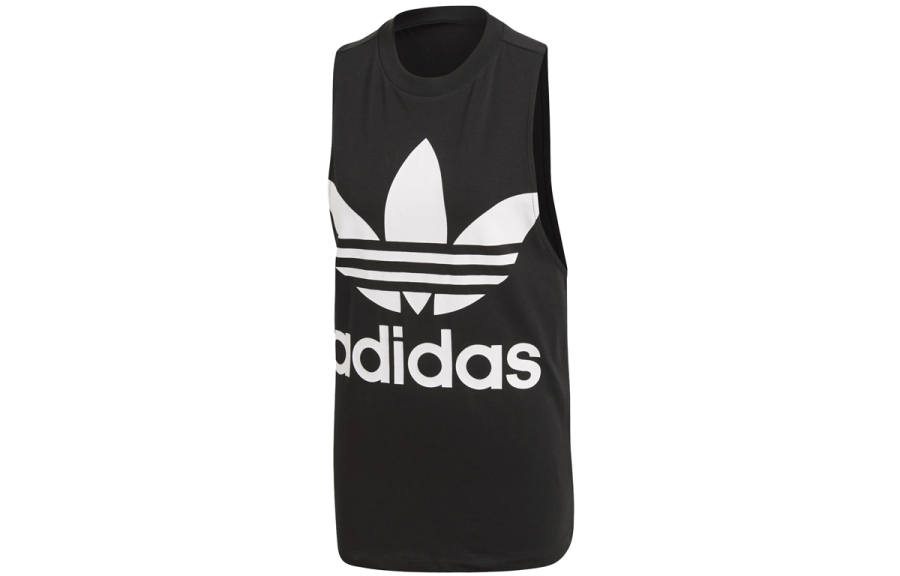 Adidas Originals Tank Tops Women's Black Crew Neck Moderate Other