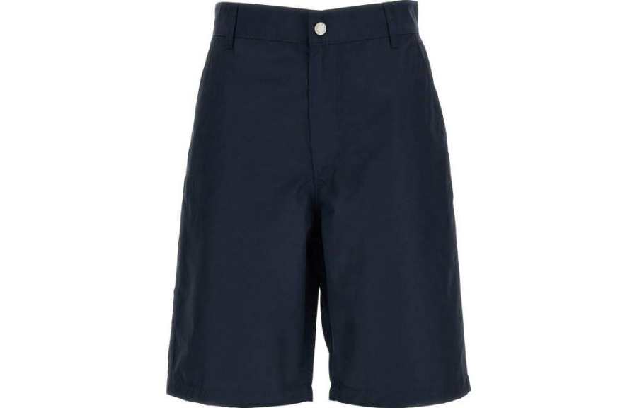 Maison Kitsune Maison Kitsune Logo-appliqué Bermuda Shorts