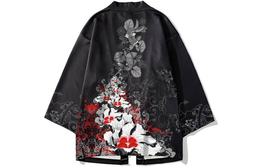 SANSYAS SANSYAS Hanfu Unisex Black Thin Mid Length
