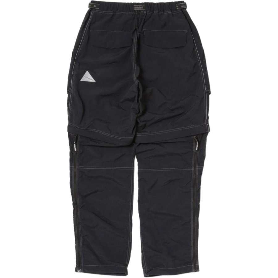And Wander FW24 Casual Pants Unisex Black