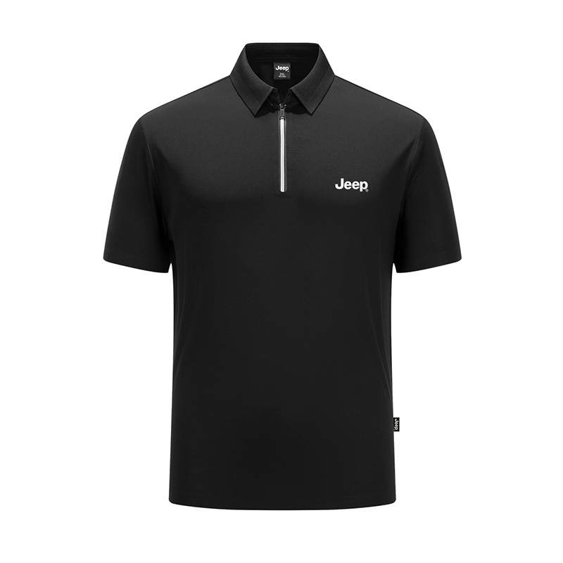 Jeep Polo Shirts Unisex Polo Collar Thin Straight Fit