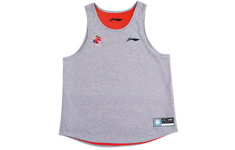 Li-Ning Li Ning CBA Collection Tank Top Unisex Orange Gray