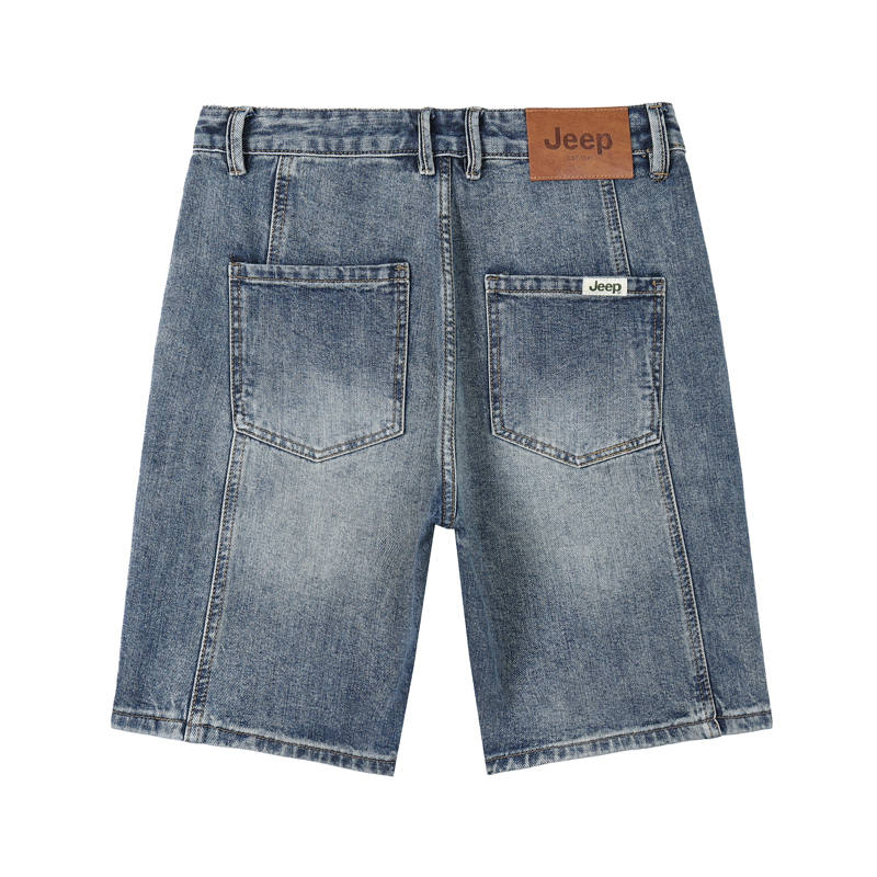 Jeep Denim Shorts Men's Blue Moderate