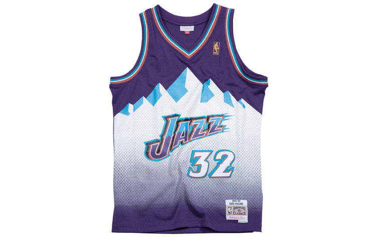 Mitchell Ness Mitchell & Ness Utah Jazz Road 1996 97 Karl Malone Swingman Jersey