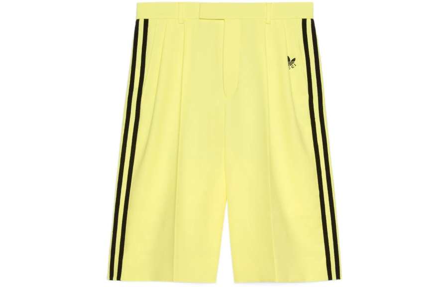 GUCCI x Adidas Originals SS23 Casual Shorts Men's Yellow
