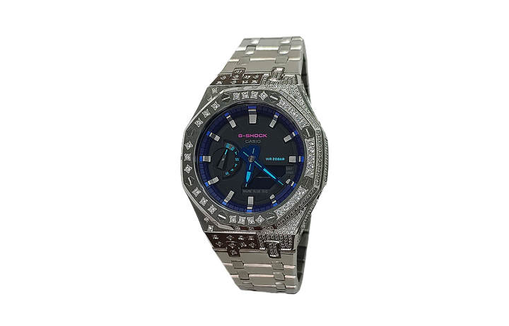 CASIO CASIO Custom Collection Electronic Movement Stainless Steel Strap Watch Men's Watches Black Dial