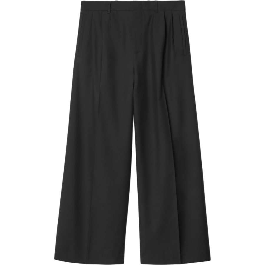COS Casual Pants Men's Black Moderate Wide Leg Pants