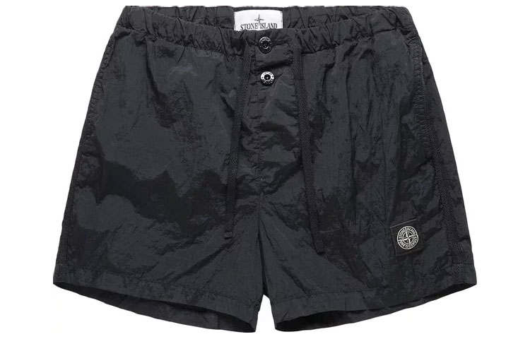 STONE ISLAND Casual Shorts Men's Black