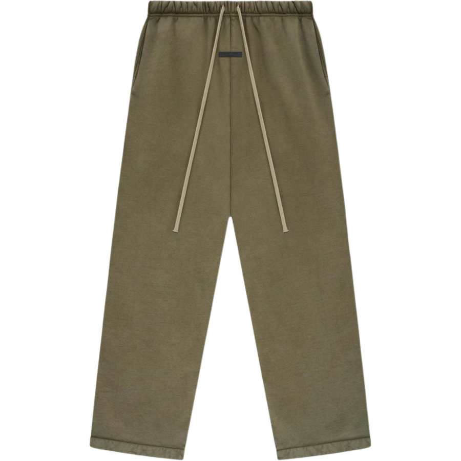 Fear Of God Essentials Heavy Fleece Relaxed Sweatpant Casual Pants Men's Pale Pine Green/Military