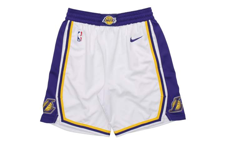 Nike Nike Los Angeles Lakers Basketball Shorts Men's White