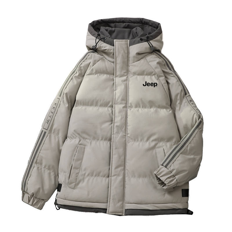 Jeep Jeep Puffer Jackets Unisex Hooded Thickened