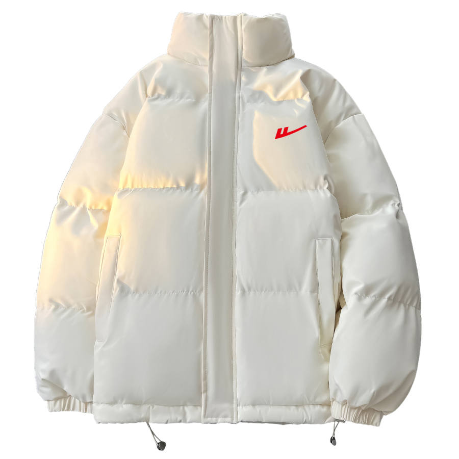 WARRIOR WARRIOR Puffer Jackets Unisex Stand Collar Thickened