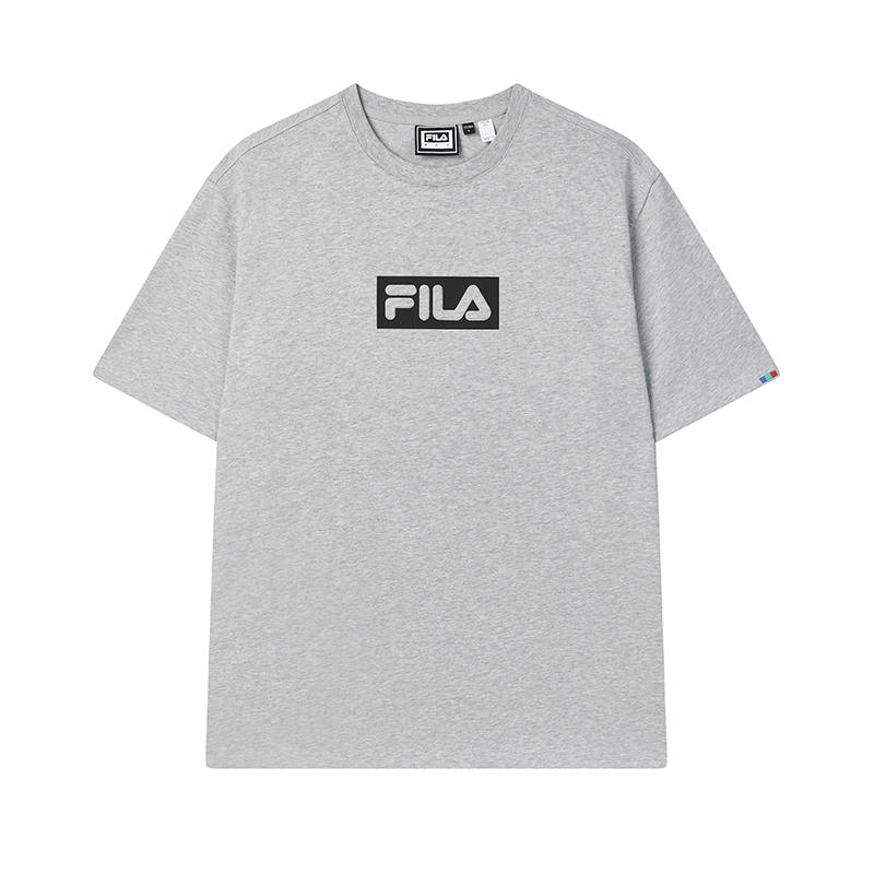 FILA T Shirt Unisex Medium Heather Gray