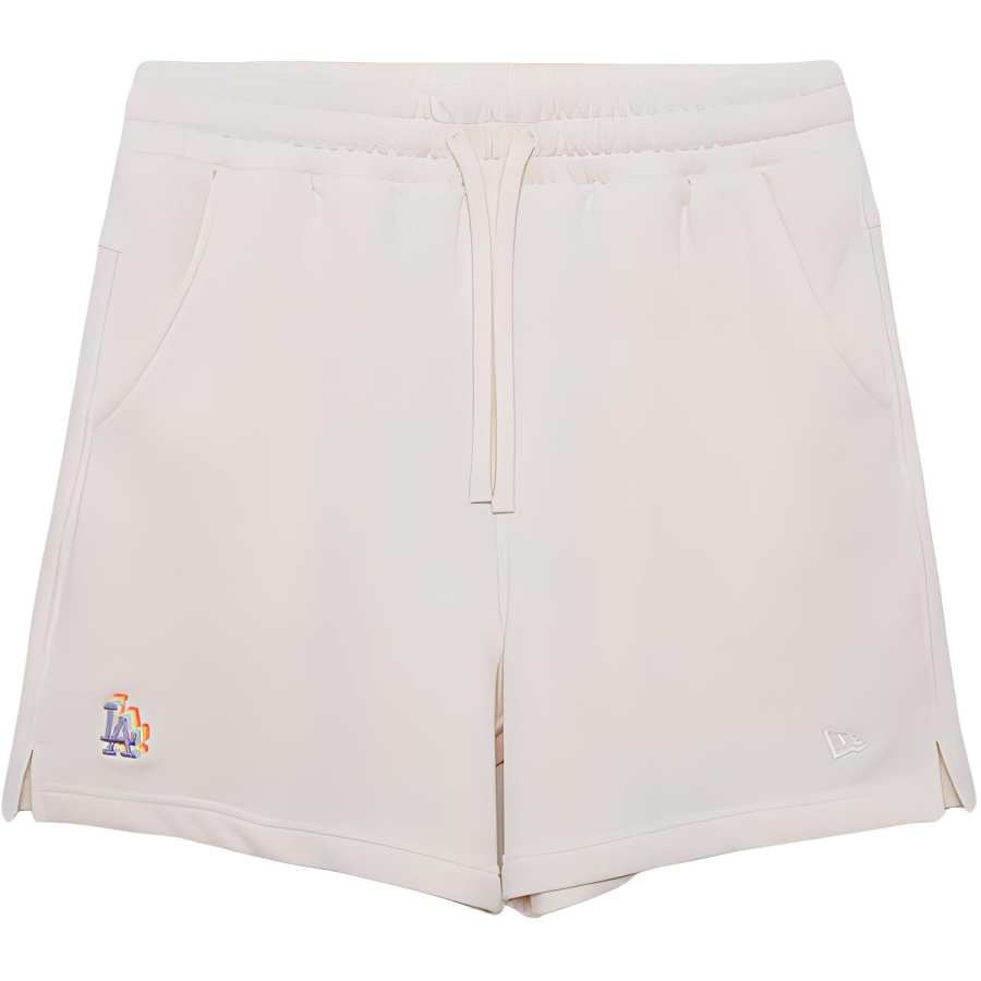 New Era Casual Shorts Unisex Ivory White