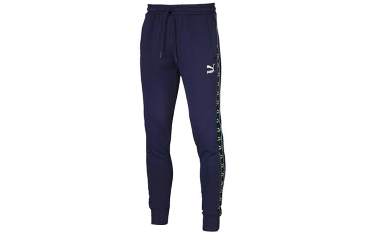 PUMA Sports Pants Unisex Tweed Blue Moderate