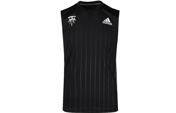 Adidas Adidas Basketball Jerseys Men's Black Moderate Straight Fit