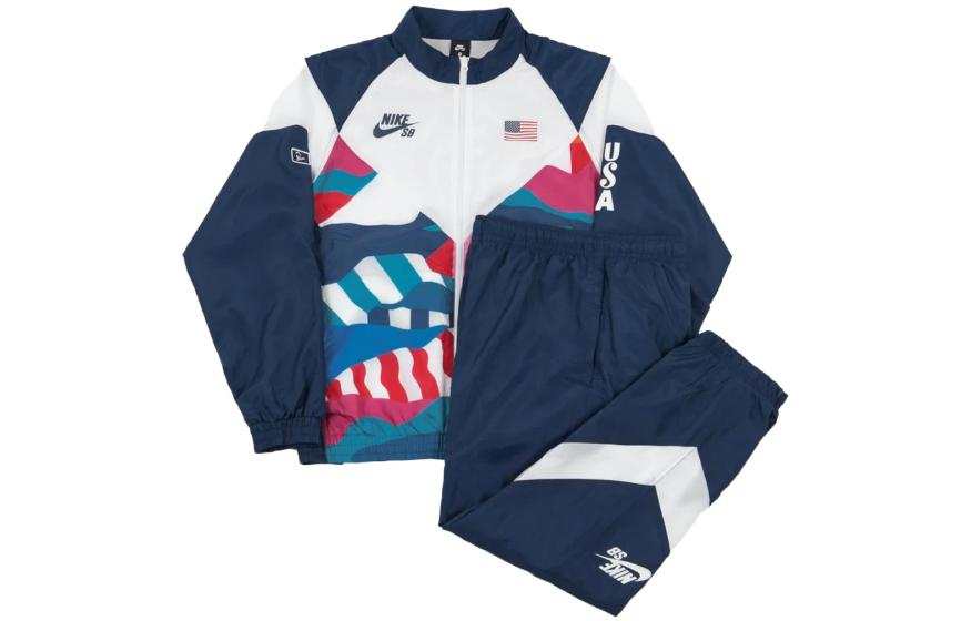 Nike Nike Sb X Parra Usa Federation Kit Skate Tracksuit