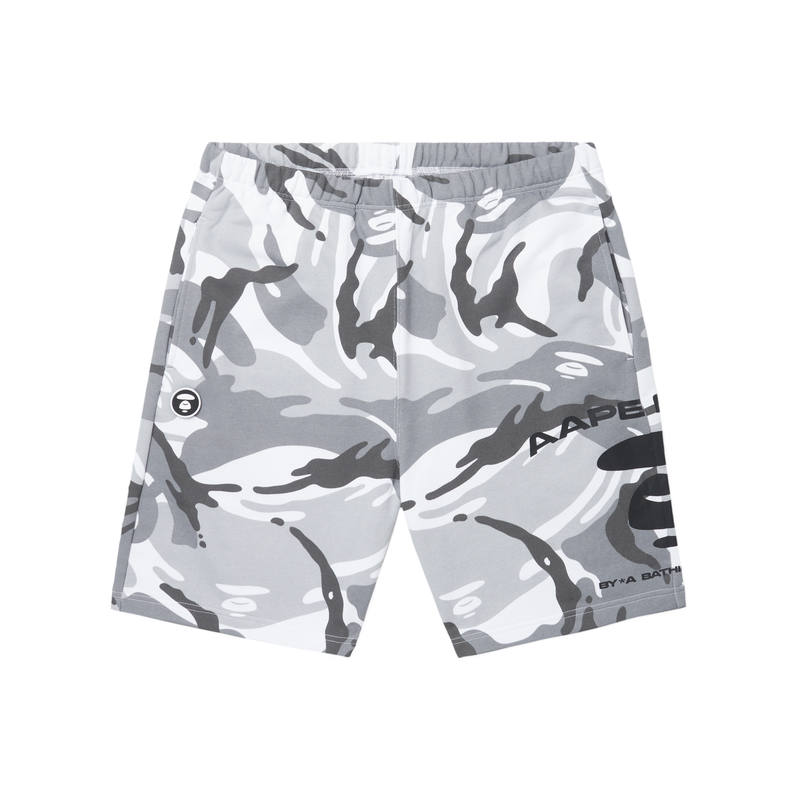 Aape Aape Logo-appliqué Camouflage-print Shorts