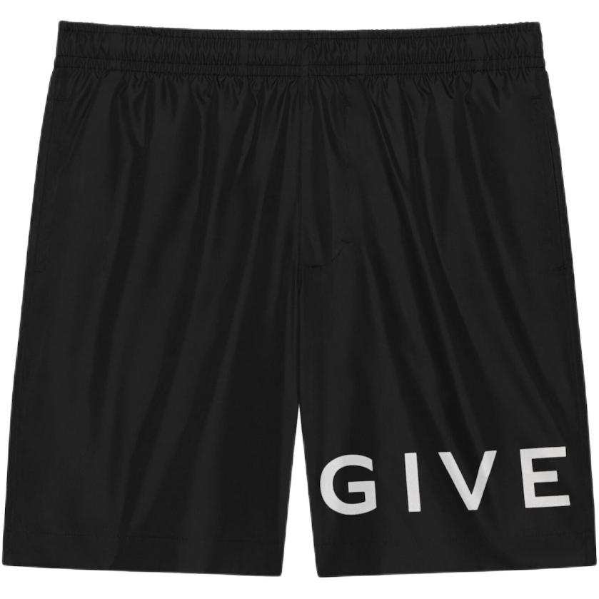 Givenchy Givenchy Logo Printed Swim Shorts