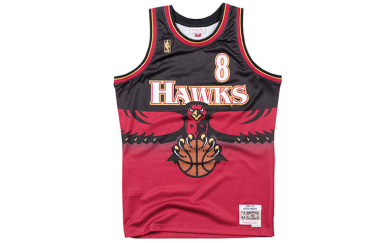 Mitchell Ness "NBA Atlanta Hawks 96 Steve Smith" Swingman Road jersey vest top