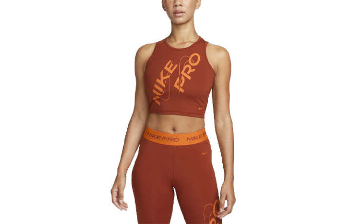 Nike Nike Tank Tops Women's Orange Crew Neck Moderate Other