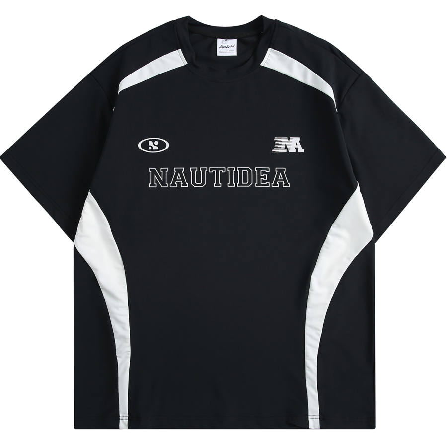 NANDCHN Drop Shoulder Sleeve T Shirt Unisex