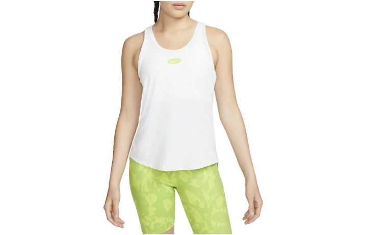 Nike Nike Tank Tops Women's White Crew Neck Moderate Straight Fit
