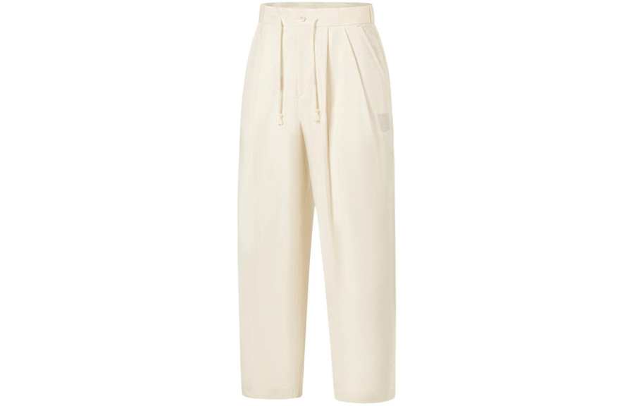 Li-Ning Li Ning x CHENGLONG,LIANMINGKUAN Casual Pants Men's Papyrus White