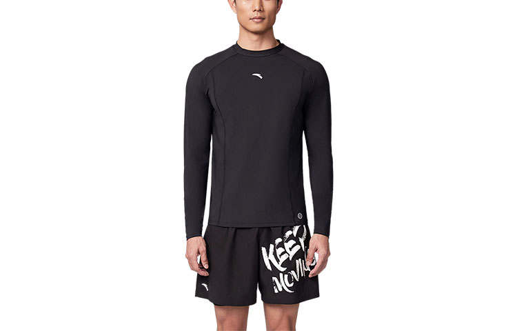 ANTA Anta Men's Swimwear Men's Basic Black